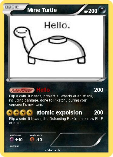 Pokemon Mine Turtle