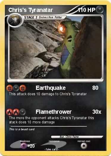 Pokemon Chris's Tyranatar