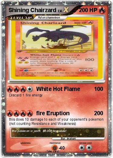 Pokemon Shining Chairzard