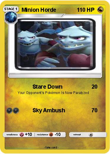 Pokemon Minion Horde