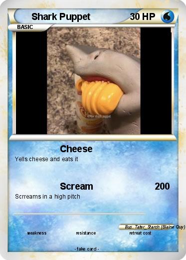 Pokemon Shark Puppet