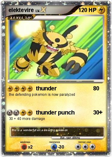 Pokemon elektevire