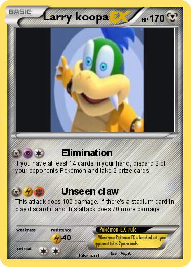 Pokemon Larry koopa Pokemon Larry koopa