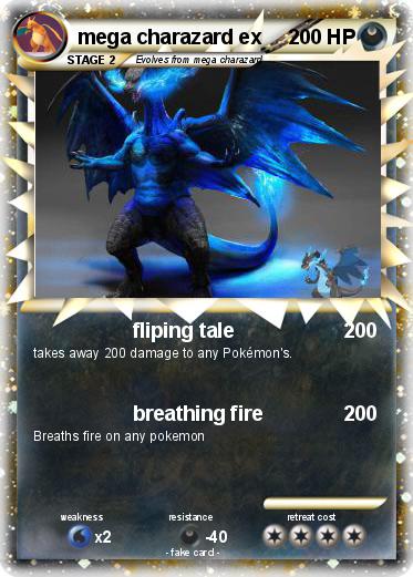 Pokemon mega charazard ex
