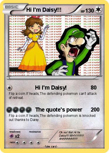 Pokemon Hi I'm Daisy!!!