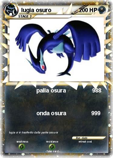 Pokemon lugia osuro