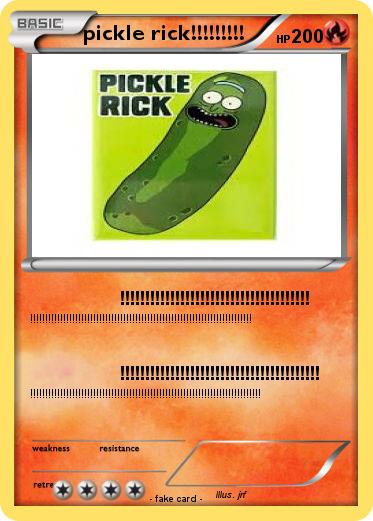 Pokemon pickle rick!!!!!!!!!