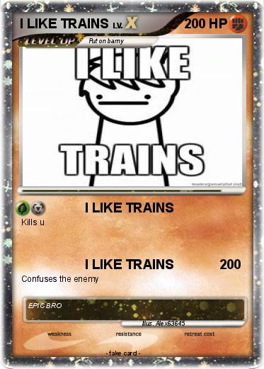 Pokemon I LIKE TRAINS