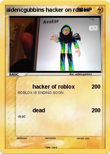 Pokemon aidencgubbins hacker on roblox