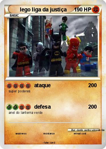Pokemon lego liga da justiça