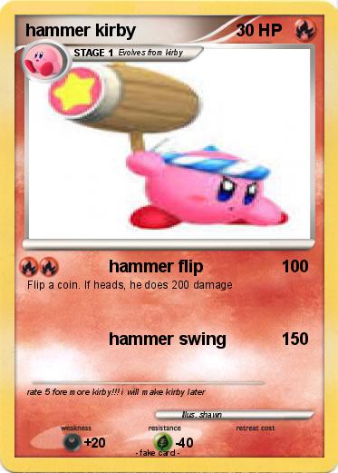 Pokemon hammer kirby