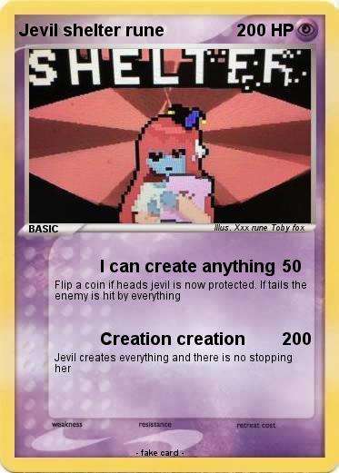 Pokemon Jevil shelter rune