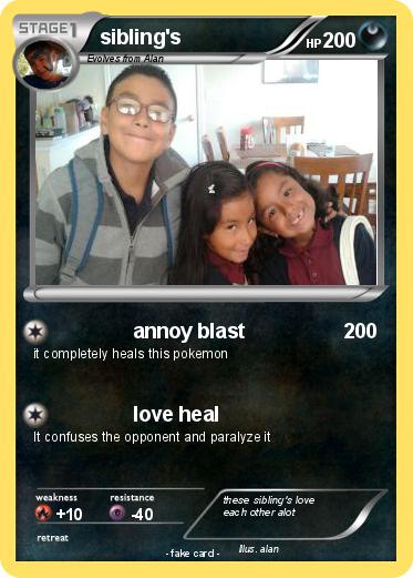 Pokemon sibling's