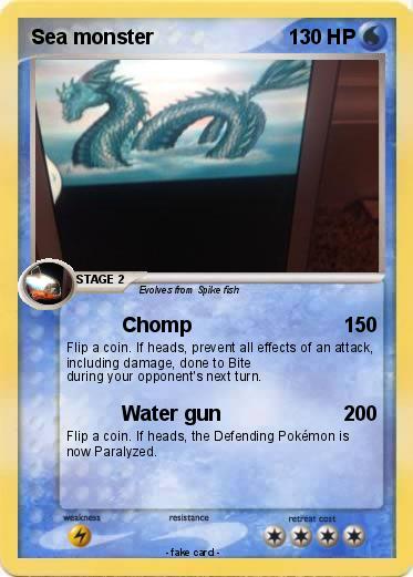 Pokemon Sea monster
