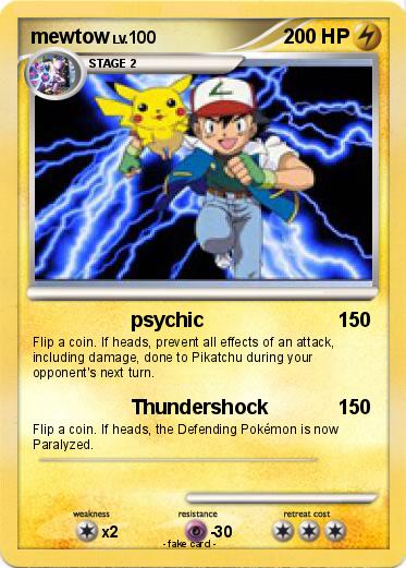 Pokemon mewtow
