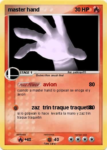 Pokemon master hand