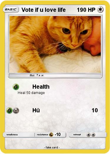 Pokemon Vote if u love life