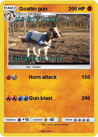 Pokemon Goatlin gun