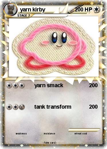 Pokemon yarn kirby