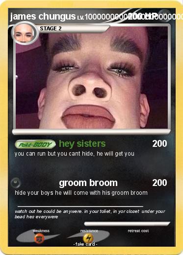 Pokemon james chungus