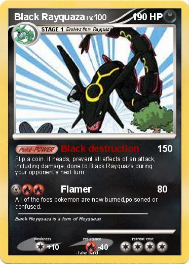 Pokemon Black Rayquaza