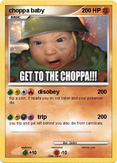Pokemon choppa baby