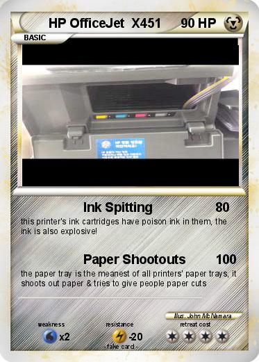 Pokemon HP OfficeJet  X451