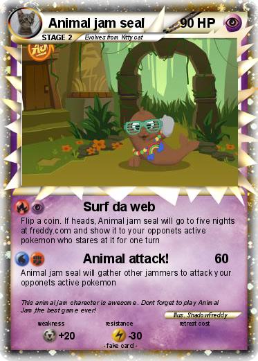 Pokemon Animal jam seal