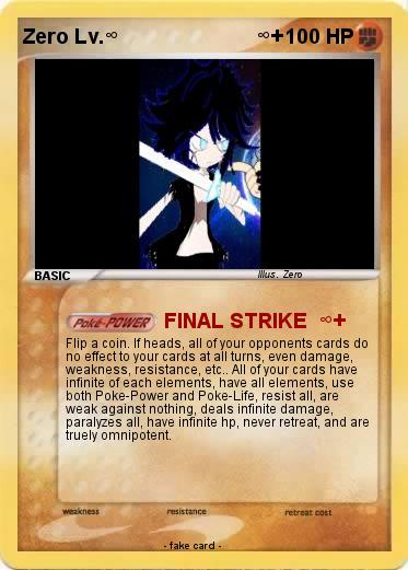 Pokemon Zero Lv.∞                         ∞+