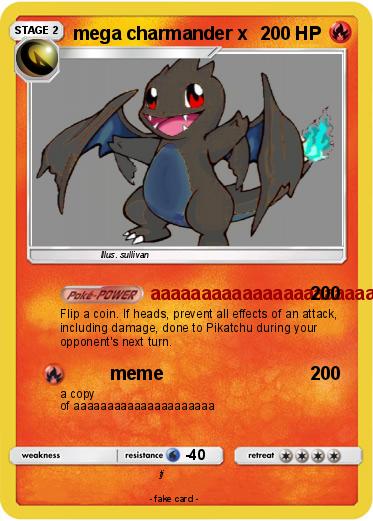 Pokemon mega charmander x