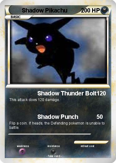 Pokemon Shadow Pikachu