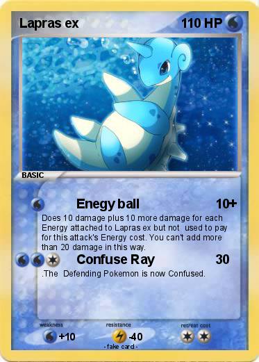 Pokemon Lapras ex