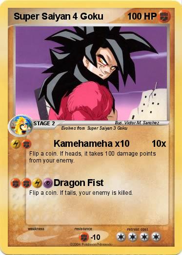 Pokemon Super Saiyan 4 Goku