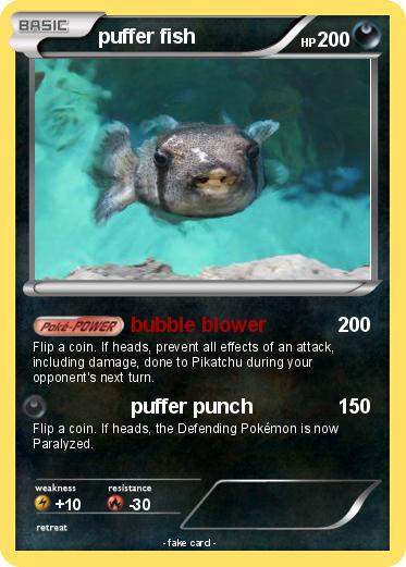 Pokemon puffer fish