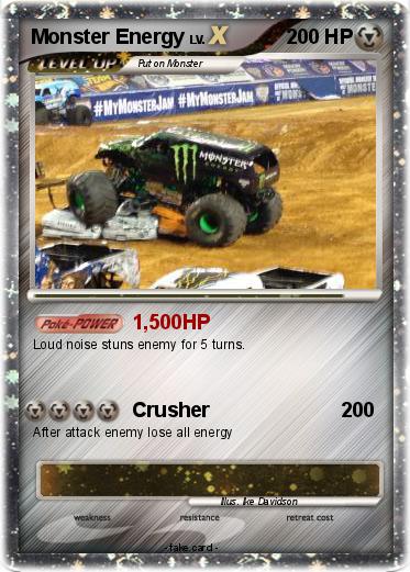 Pokemon Monster Energy