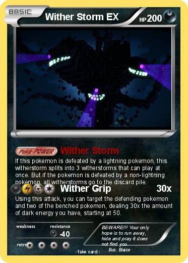 Pokemon Wither Storm EX