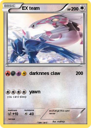 Pokemon EX team