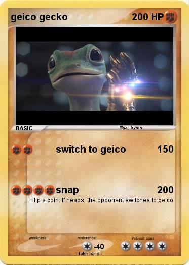 Pokemon geico gecko