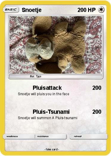 Pokemon Snoetje