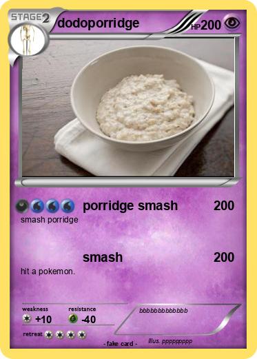Pokemon dodoporridge