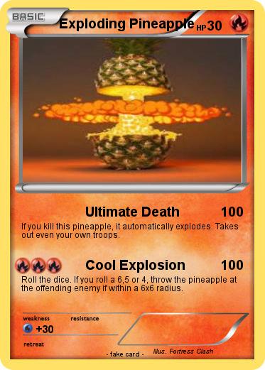 Pokemon Exploding Pineapple