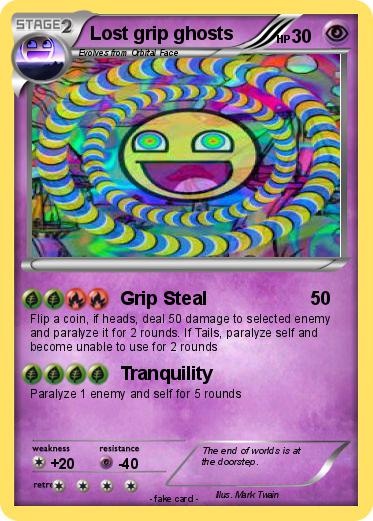 Pokemon Lost grip ghosts