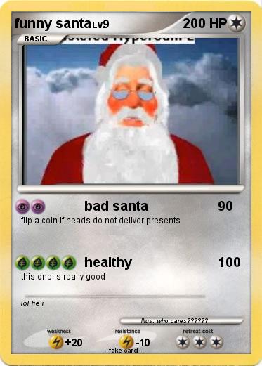 Pokemon funny santa