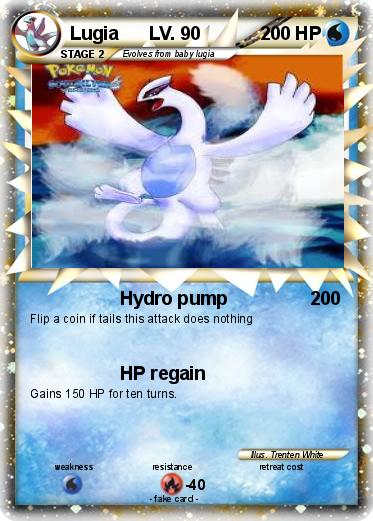 Pokemon Lugia      LV. 90