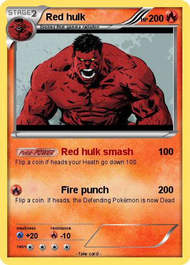 Pokemon Red hulk