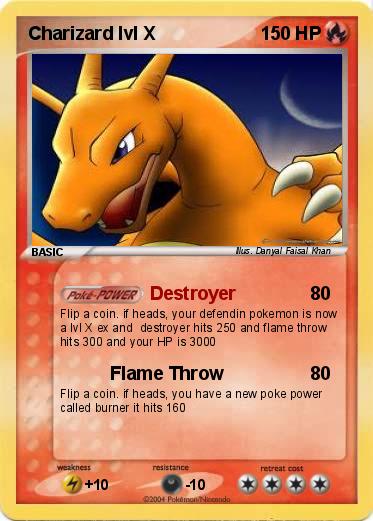 Pokemon Charizard lvl X