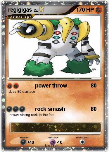 Pokemon regigigas