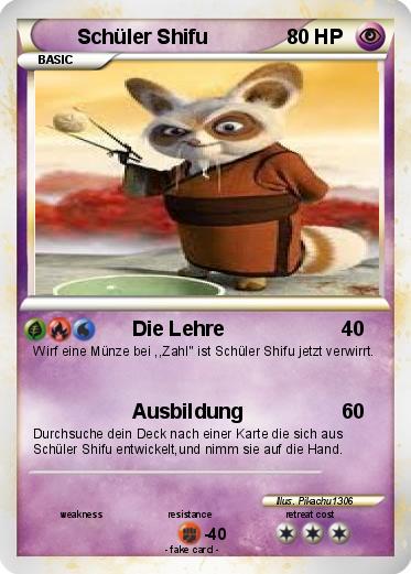 Pokemon Schüler Shifu