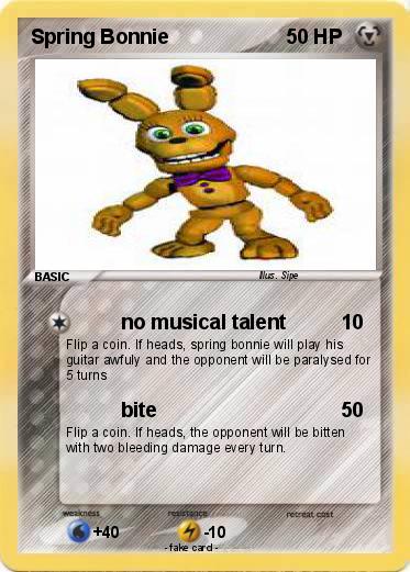 Pokemon Spring Bonnie Pokemon Spring Bonnie