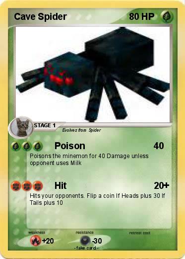 Pokemon Cave Spider